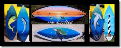 hand painted surfboards